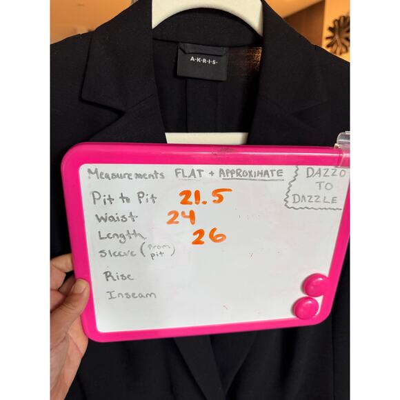 AKRIS Black Wool Sleeveless Gilet Blazer Vest Essential | 16 - Picture 2 of 9